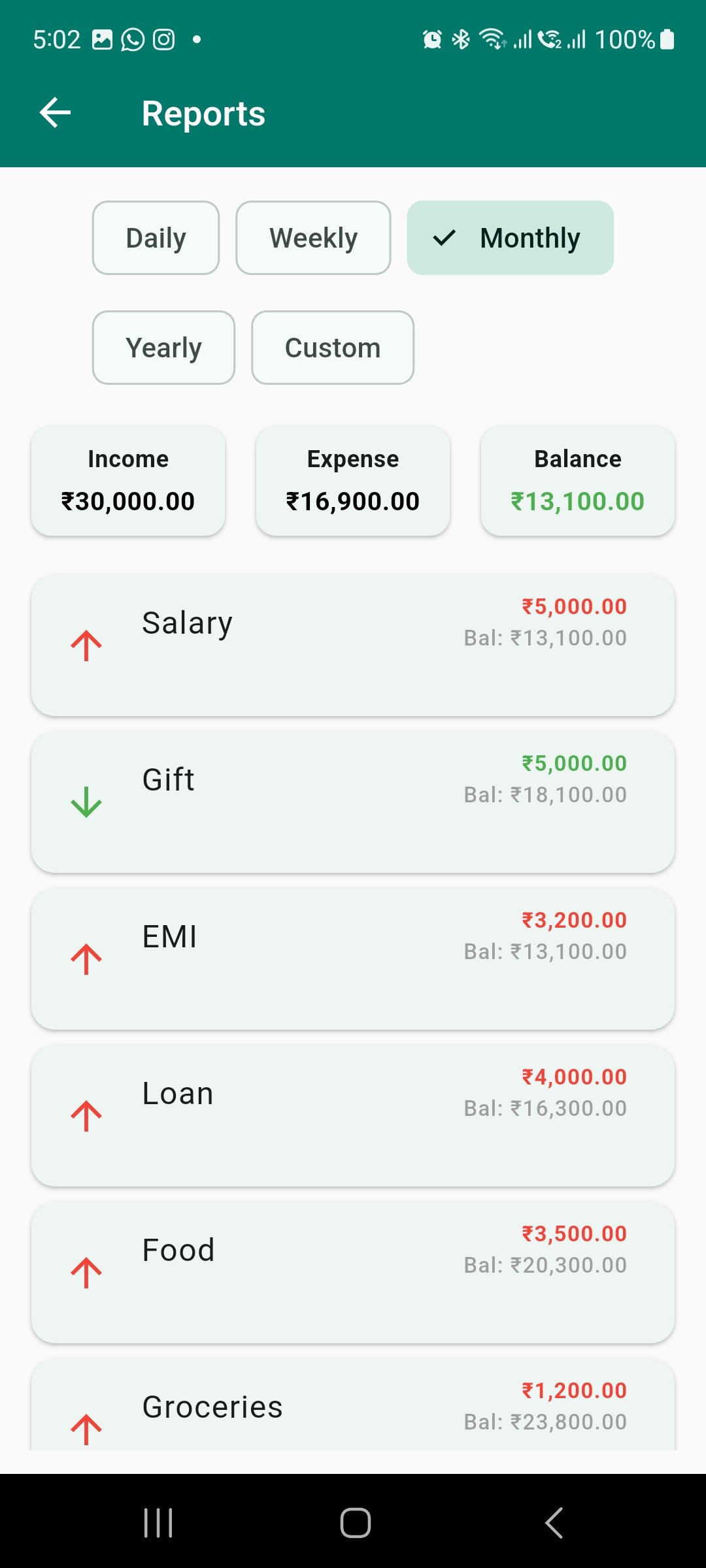 Ledger Mate Help Preview