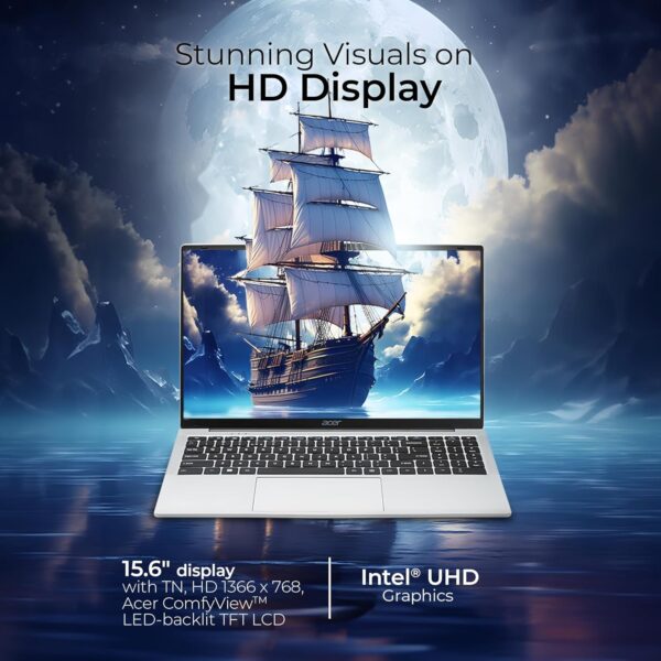 Acer Aspire 3 Laptop Intel Core Celeron N4500 Processor Laptop - Image 2
