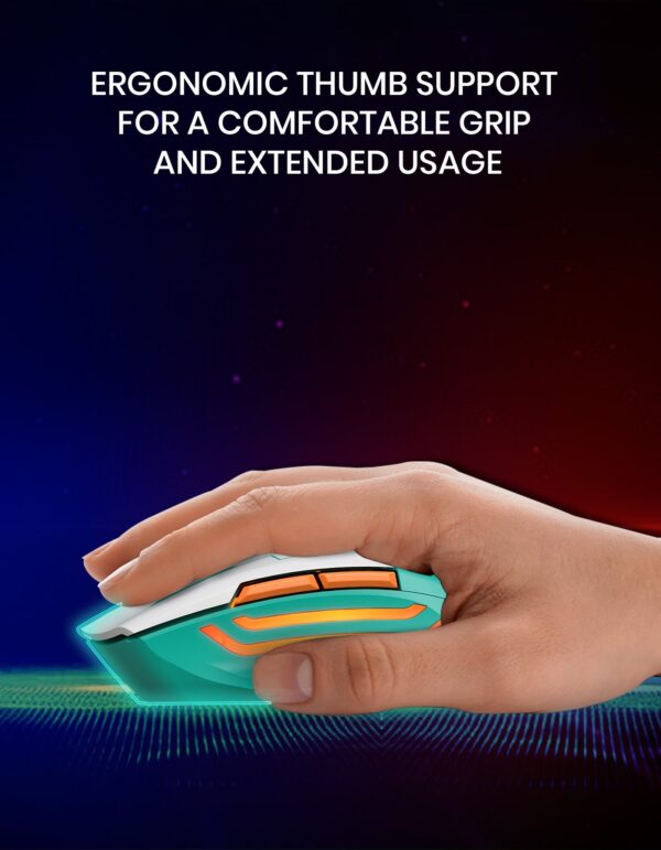 Vader Max Dual Mode Rechargeable Mouse For Gaming - Image 8
