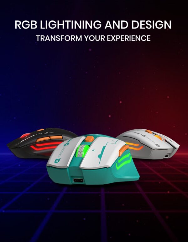Vader Max Dual Mode Rechargeable Mouse For Gaming - Image 10
